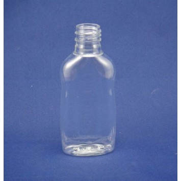 50ml plastic shampoo bottle in oval shape(FPET50-C)